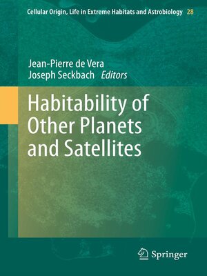cover image of Habitability of Other Planets and Satellites